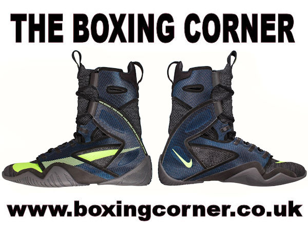 Nike HyperKO 2.0 Hyper KO 2 Boxing Boots Black Blue Grey